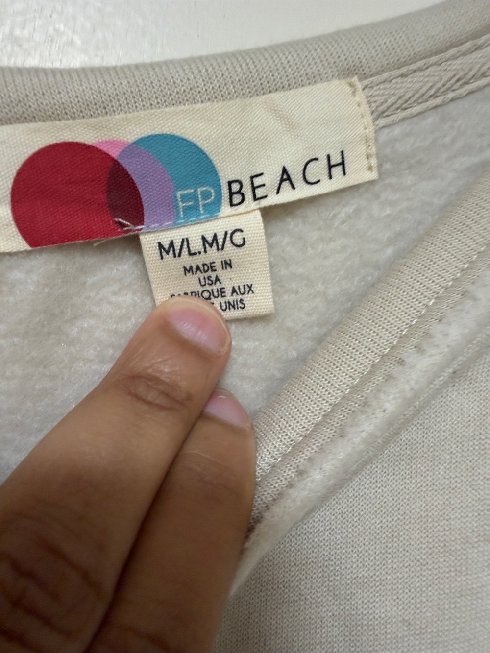 Fp beach High Low Sleeveless poncho - Picture 2 of 3